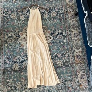 Free People Cream Maxi Dress